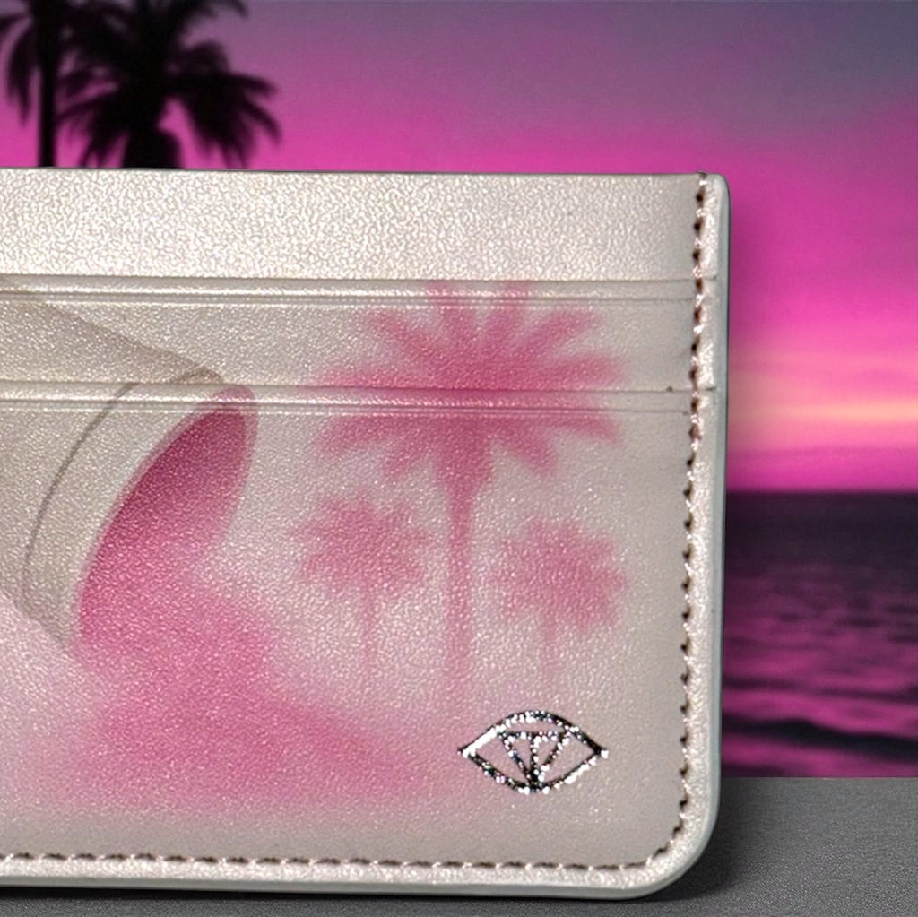 White Lean-Cardholder