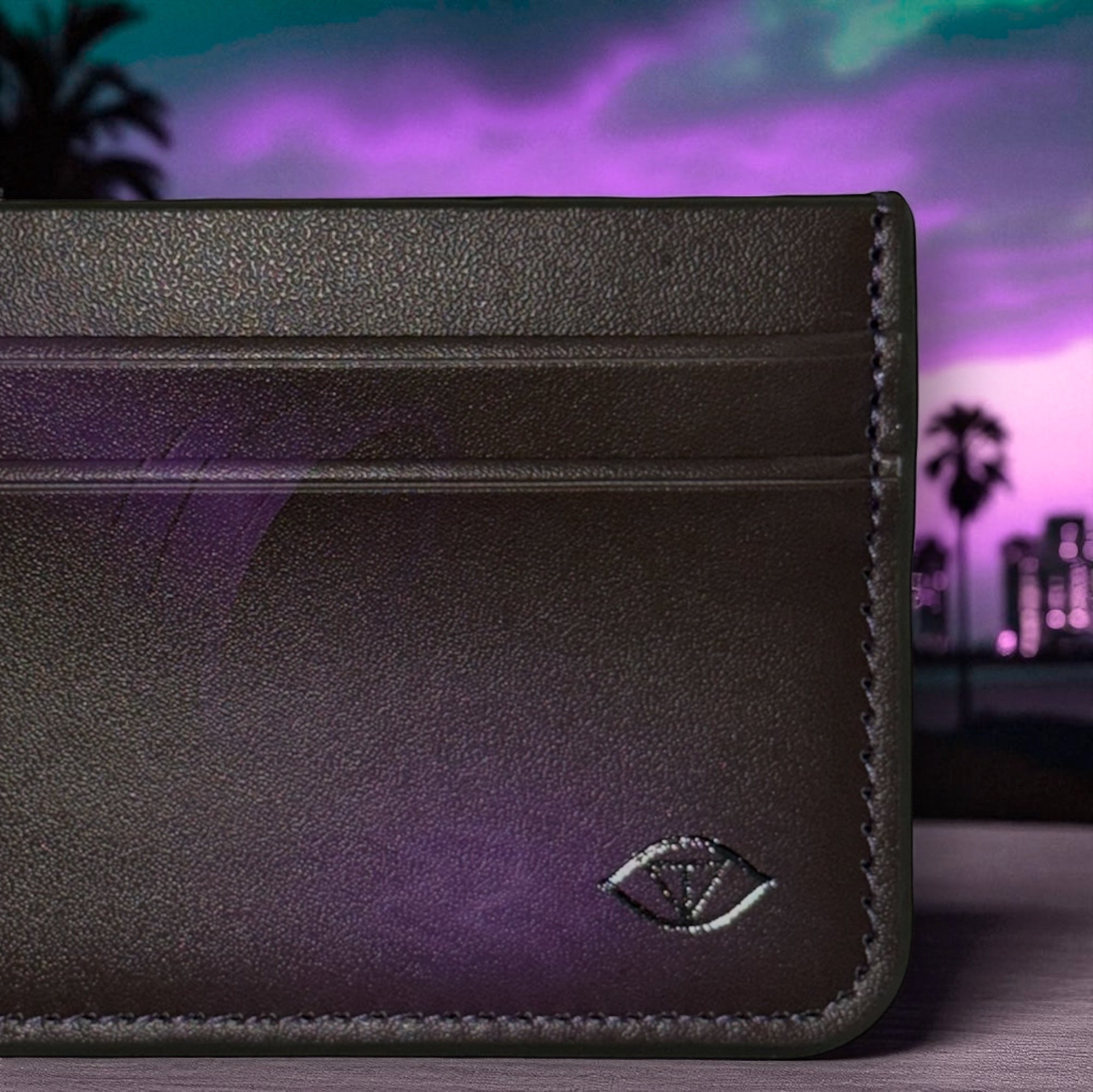 Dark Grey Lean-Cardholder